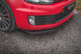 Maxton Design New Maxton Design Racing Durability Front Splitter V.3 + Flaps Volkswagen Golf GTi Mk6