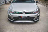 Maxton Design Black Maxton Design Racing Durability Front Splitter | VW Mk7 GTI VWGO7GTICNC-FD2B