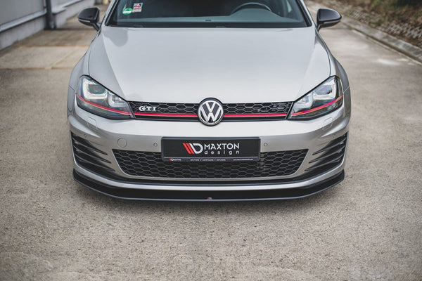 Maxton Design Black Maxton Design Racing Durability Front Splitter | VW Mk7 GTI VWGO7GTICNC-FD2B