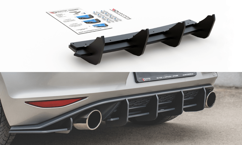 Sergeant Racing Diffuser Maxton Design Racing Durability Rear Diffuser V.1 - VW Mk7 GTI ...