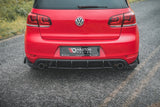 Maxton Design New Maxton Design Racing Durability Rear Side Splitters + Flaps Volkswagen Golf GTi Mk6