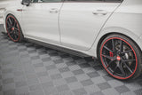 Maxton Design New Maxton Design Racing Durability Side Skirts Diffusers + Flaps Volkswagen Golf Mk8 GTi / GTi Clubsport / R-Line