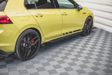 Maxton Design New Maxton Design Racing Durability Side Skirts Diffusers + Flaps Volkswagen Golf Mk8 GTi / GTi Clubsport / R-Line