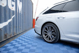 Maxton Design New Maxton Design Rear Side Splitters Audi A6 C8 S-Line