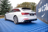Maxton Design New Maxton Design Rear Side Splitters Audi A6 C8 S-Line