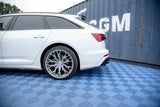 Maxton Design New Maxton Design Rear Side Splitters Audi A6 C8 S-Line
