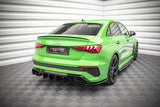 Maxton Design GLOSS BLACK Maxton Design Rear Size Splitters - Audi / 8Y / RS3 AU-RS3-8Y-S-RSD1G