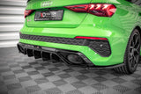 Maxton Design GLOSS BLACK Maxton Design Rear Size Splitters - Audi / 8Y / RS3 AU-RS3-8Y-S-RSD1G
