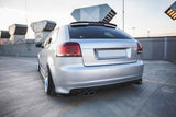 Maxton Design New Maxton Design Rear Side Splitters Audi S3 8P / S3 8P FL