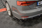 Maxton Design Rear Side Splitters Audi S5 F5 Coupe | AU-S5-2-FRSD1FP