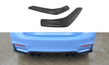 Maxton Design New GLOSS BLACK Maxton Design Rear Side Splitters BMW M4 F82 BM-4-32-M-RSD1G