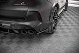 Maxton Design GLOSS BLACK Maxton Design Rear Side Splitters - BMW / F95 / X5M BM-X5M-05-RSD1G