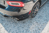Maxton Design New Maxton Design Rear Side Splitters Fiat 124 Spider Abarth