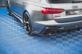Maxton Design New Maxton Design Rear Side Splitters V.2 Audi RS6 C8 / RS7 C8