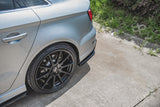 AUDI REAR SIDE SPLITTERS V.2 AUDI S3 SEDAN 8V FACELIFT