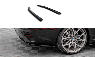Maxton Design GLOSS BLACK Maxton Design Rear Side Splitter V.4 - BMW / 3 Series / M-Pack / G20 / M340i BM-3-20-MPACK-RSD4G