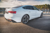 Maxton Design New Maxton Design Rear Side Splitters For Audi S5 / A5 S-Line Sportback F5 Facelift