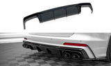 Maxton Design Gloss Black Maxton Design Rear Valance - Audi / C8 / S6 / A6 / S-Line AU-A6-C8-SLINE-RS1G+RS1RG