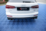 Maxton Design New Maxton Design Rear Valance + Exhaust Ends Imitation Audi A6 C8 S-Line