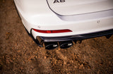 Maxton Design Maxton Design Rear Valance + Exhaust Ends Imitation Audi A6 C8 S-Line