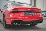 Maxton Design New Maxton Design Rear Valance + Exhaust Ends Imitation Audi A7 C8 S-Line
