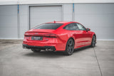 Maxton Design Maxton Design Rear Valance + Exhaust Ends Imitation Audi A7 C8 S-Line