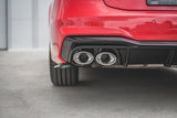 Maxton Design New Maxton Design Rear Valance + Exhaust Ends Imitation Audi A7 C8 S-Line
