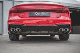 Maxton Design New Maxton Design Rear Valance + Exhaust Ends Imitation Audi A7 C8 S-Line