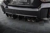 Maxton Design GLOSS BLACK Maxton Design Rear Valance V.1 - BMW / M2 / G87 BM-M2-G87-RS1G