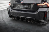 Maxton Design GLOSS BLACK Maxton Design Rear Valance V.1 - BMW / M2 / G87 BM-M2-G87-RS1G