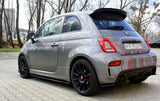Maxton Design New Maxton Design Side Skirts Diffusers Fiat 500 Abarth Mk1 Facelift