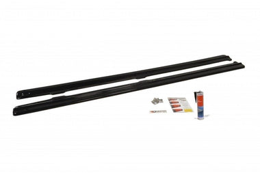 Maxton Design New GLOSS BLACK Maxton Design Side Skirts Diffusers VW Golf Mk5 GTi VW-GO-5-GTI-SD1G