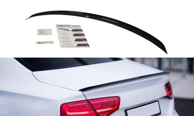 Maxton Design New GLOSS BLACK Maxton Design Spoiler Cap Audi A8 D4 AU-A8-D4-CAP1G