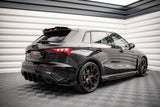 Maxton Design GLOSS BLACK Maxton Design Side Skirts Flaps Audi RS3 Sportback / Sedan 8Y AURS38YCNC-SRF1G