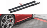 Maxton Design New GLOSS BLACK Maxton Design Side Skirts Diffusers Alfa Romeo 4C AL-4C-SD1G