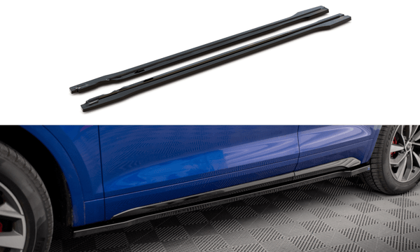 Maxton Design GLOSS BLACK Maxton Design Side Skirts Diffusers - Audi / Mk2 / Facelift / SQ5 / Q5 / S-Line AU-SQ5-2F-SB-SD1G