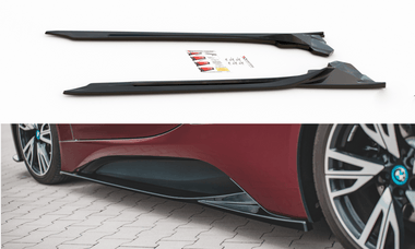 Maxton Design New GLOSS BLACK Maxton Design Side Skirts Diffusers BMW I8 BM-I8-1-SD1G