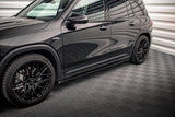 MERCEDES GLOSS BLACK SIDE SKIRTS DIFFUSERS MERCEDES-AMG GLB 35 X247 ME-GLB-35-247-SD1G