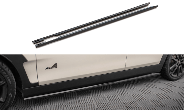 Maxton Design GLOSS BLACK Maxton Design Side Skirts Diffusers - MINI Cooper Clubman John Cooper Works (F54 Facelift) MC-CM-2F-JCW-SD1G
