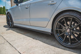Maxton Design New Maxton Design Side Skirts Diffusers V.2 Audi S3 / A3 S-Line Sedan 8V Facelift