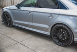 Maxton Design Maxton Design Side Skirts Diffusers V.2 Audi S3 / A3 S-Line Sedan 8V Facelift