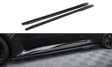 Maxton Design GLOSS BLACK Maxton Design Side Skirts Diffusers V.2 - BMW / G87 / M2 BM-M2-G87-SD2G