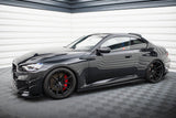 Maxton Design GLOSS BLACK Maxton Design Side Skirts Diffusers V.2 - BMW / G87 / M2 BM-M2-G87-SD2G