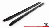 BMW GLOSS BLACK SIDE SKIRTS DIFFUSERS V.2 BMW M2 G87 BM-M2-G87-SD2G