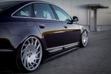 Maxton Design New Maxton Design Side Skrits Diffusers Audi A6 S-Line C6 / C6 FL