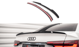Maxton Design GLOSS BLACK Maxton Design Spoiler Cap Audi A4 Sedan B9 Facelift (Standard) AU-A4-B9F-CAP1G