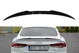 Maxton Design GLOSS BLACK Maxton Design Spoiler Cap Audi A4 S-Line F5 Sportback AU-A5-2-SLINE-SB-CAP1G