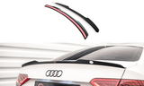 Maxton Design GLOSS BLACK Maxton Designs Spoiler Cap V.2 Audi A5 / A5 S-Line / S5 Coupe 8T AU-A5-1F-CAP1G