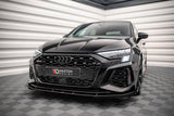Maxton Design Maxton Design Street Pro Front Splitter V.1 + Flaps Audi RS3 Sportback / Sedan 8Y