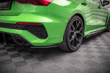 Maxton Design Maxton Design Street Pro Rear Side Splitter & Flaps - Audi / 8Y / RS3